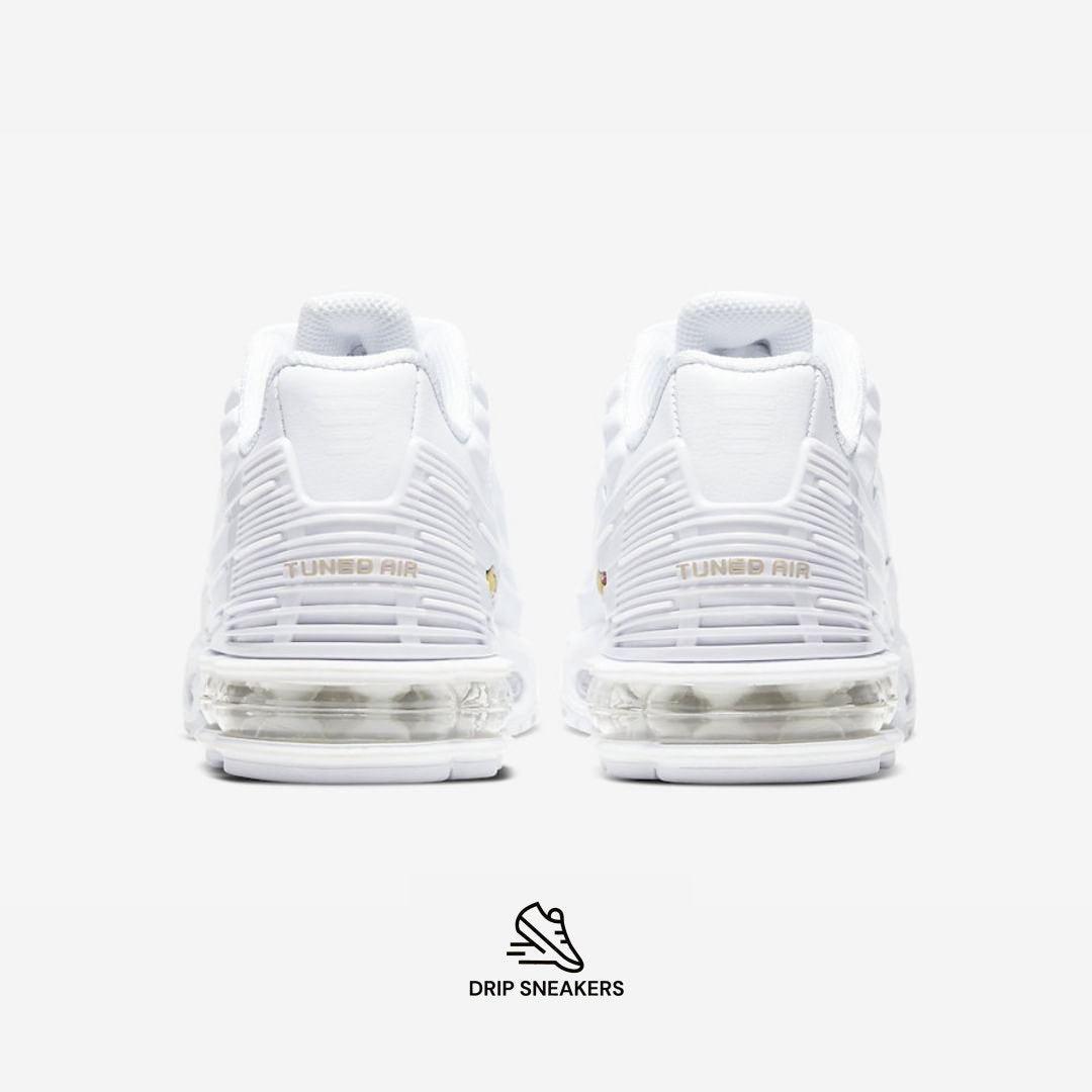 Nike Air Max TN Plus III "Triple White" - Drip Sneakers
