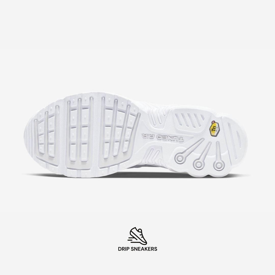 Nike Air Max TN Plus III "Triple White" - Drip Sneakers