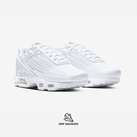 Nike Air Max TN Plus III "Triple White" - Drip Sneakers