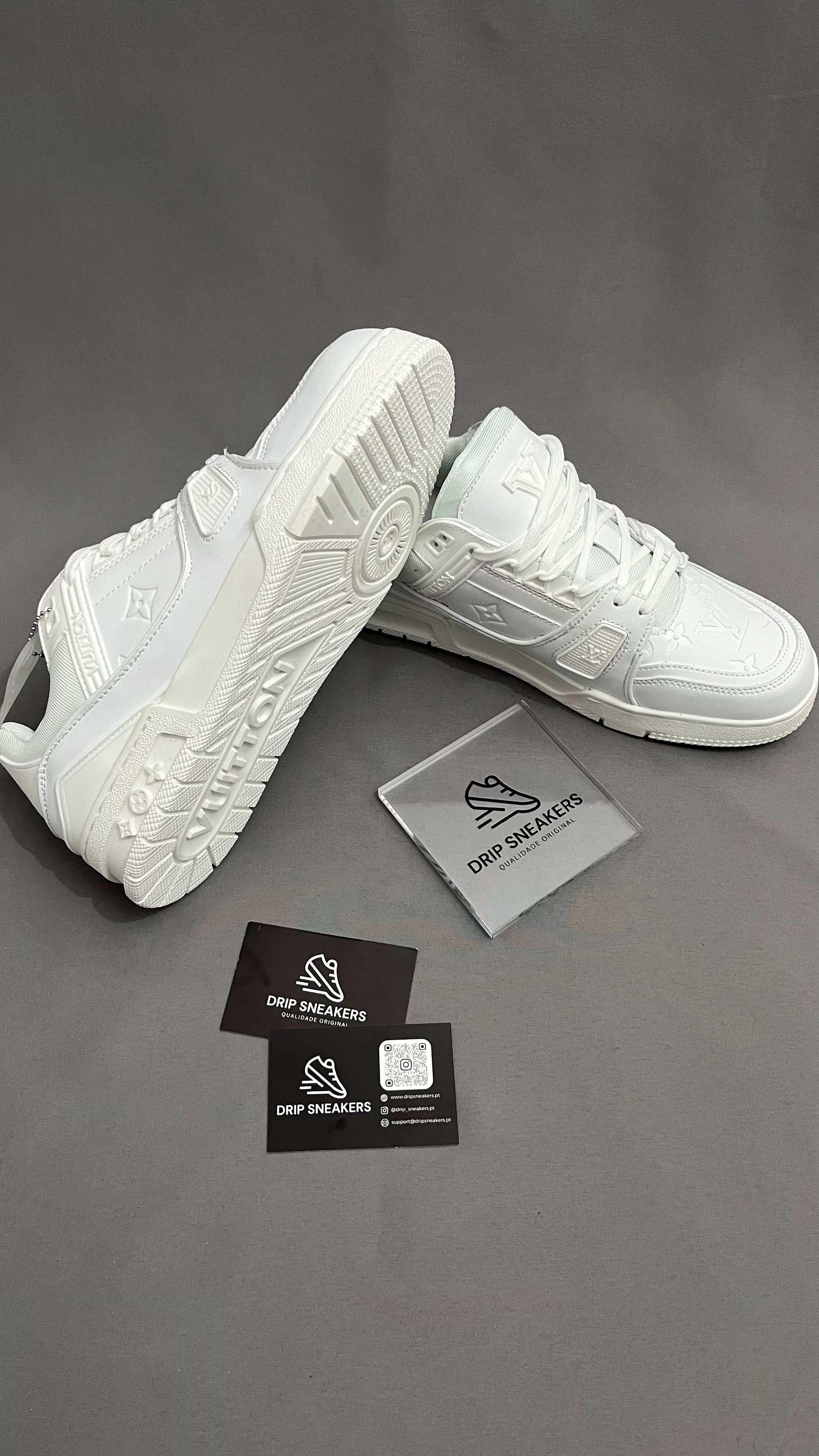 Louis Vuitton Trainer "White" - Drip Sneakers