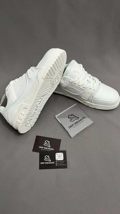Louis Vuitton Trainer "White" - Drip Sneakers