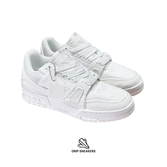 Louis Vuitton Trainer "White" - Drip Sneakers