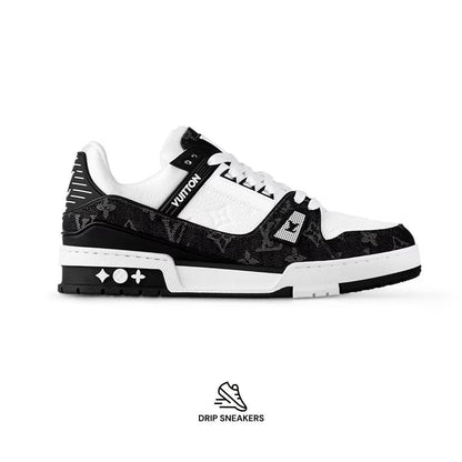 Louis Vuitton Trainer "Black and White" - Drip Sneakers