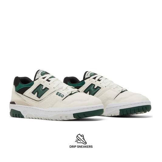 New Balance 550 "White Pine Green" - Drip Sneakers